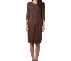 La Clef purple quarter sleeve a-line dress size large semi formal dress